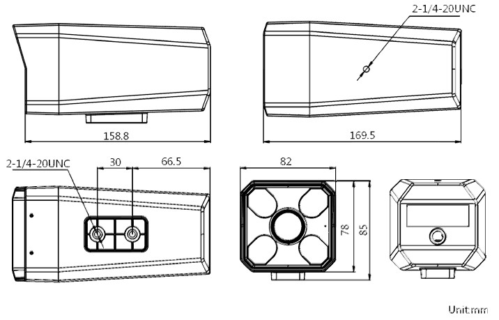 300万音频红外阵列筒型网络摄像机DS-IPC-B13H2-I(/PoE)(图1)