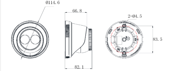 200万1/2.7”CMOS ICR红外阵列网络摄像机DS-2CD3325(D)-I(图1)