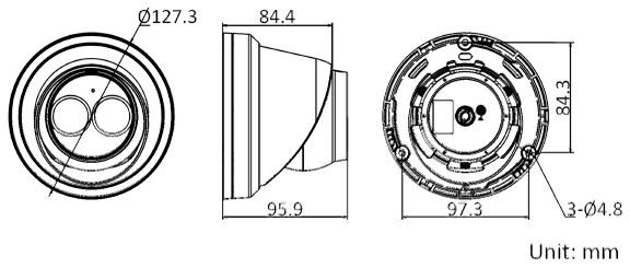 400万1/2.7CMOS ICR 星光级 红外阵列网络摄像机DS-2CD3346F(D)WD-I(S)(图1)