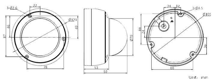 400万1/2.7＂CMOS ICR星光级红外阵列网络摄像机(图1)