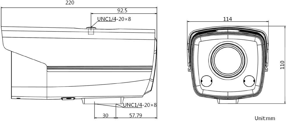 200万1/2.7CMOS全彩筒形网络摄像机DS-2CD3T27F(D)WD-LS(图1)